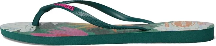 Havaianas Slim Summer Bliss Sandals Women's Sandals Pantanal Green : EU 37-38 (US Men's 5-6 - Women's 7-8) M, Rubber - Image 5