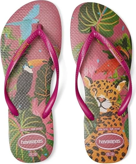 Havaianas Slim Summer Bliss Sandals Women's Sandals Rose Gum : EU 39-40 (US Women's 9-10) M, Synthetic