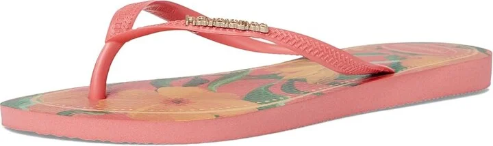 Havaianas Slim Tropicalia Vibes Sandals Women's Sandals Tropical Coral : EU 36 (US Women's 6) M, Rubber - Image 4