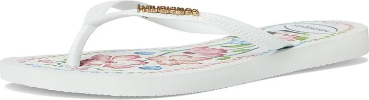 Havaianas Slim Tropicalia Vibes Sandals Women's Sandals White : EU 41-42 (US Women's 11-12) M, Rubber - Image 4