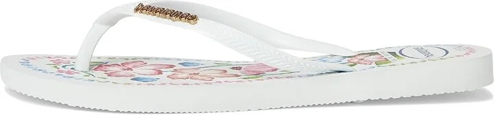 Havaianas Slim Tropicalia Vibes Sandals Women's Sandals White : EU 41-42 (US Women's 11-12) M, Rubber - Image 5