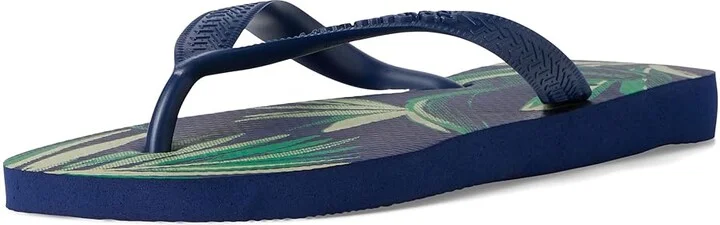 Havaianas Top Aloha Sandal Men's Sandals Navy/Green : EU 39/40 (US Men's 8) M, Rubber - Image 4