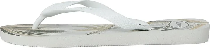 Havaianas Top Aloha Sandal Men's Sandals White/White/Green Olive : EU 45/46 ( US Men's 13) M, Rubber - Image 5