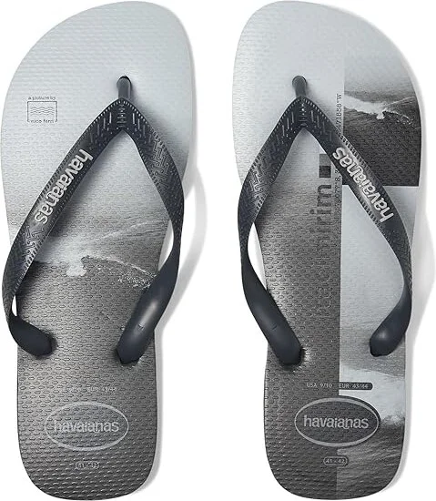 Havaianas Top Surfer I Sandals Men's Shoes New Graphite : EU 43/44 (US Men's 11/12) M, Rubber