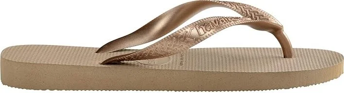 Havaianas Top Tiras Flip Flop Sandal Women's Sandals Rose Gold : EU 35-36 (US Men's 4-5 - Women's 5-6) M, Rubber - Image 3