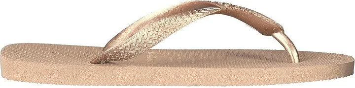 Havaianas Top Tiras Flip Flop Sandal Women's Sandals Rose Gold : EU 35-36 (US Men's 4-5 - Women's 5-6) M, Rubber - Image 8