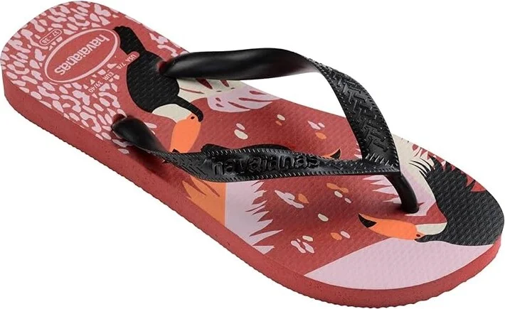 Havaianas Top Tropical Vibes Sandals Women's Sandals Mahogany : EU 41-42 (US Men's 9-10 - Women's 11-12) M, Rubber