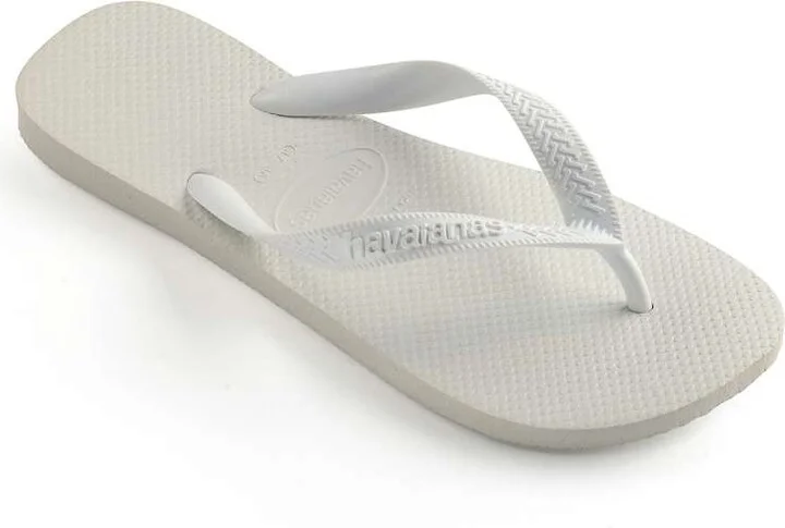 Havaianas unisex classic flip flops in white - Image 4