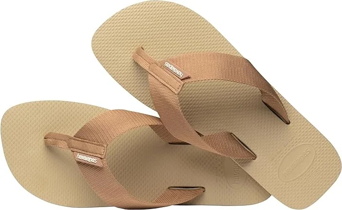 Havaianas Urban Basic Sandals Men's Sandals Sand Grey : EU 41/42 (US Men's 9/10) M, Rubber/Textile - Image 2