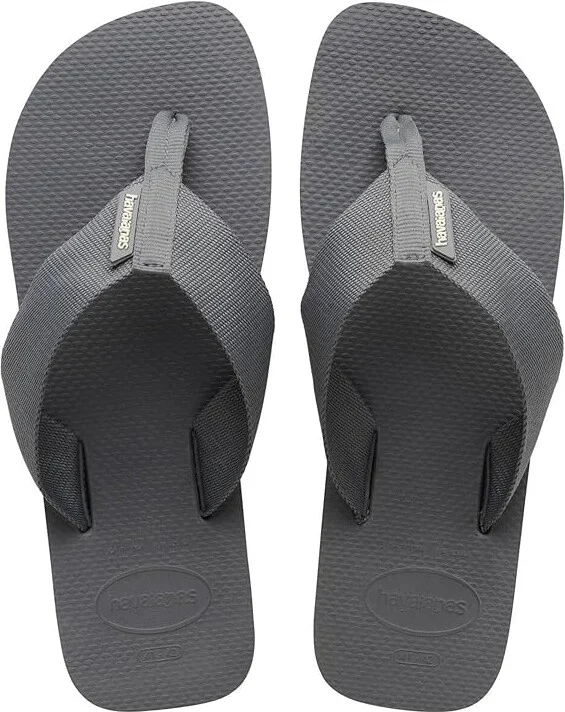 Havaianas Urban Basic Sandals Men's Sandals Steel Grey : EU 41/42 (US Men's 9/10) M, Rubber/Textile - Image 2