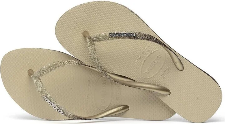 Havaianas Women's Slim Sparkle Slip On Sandals - Image 4