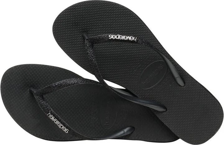 Havaianas Women's Slim Sparkle Slip On Sandals - Image 8