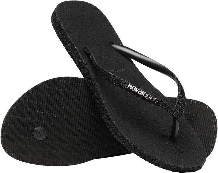 Havaianas Women's Slim Sparkle Slip On Sandals - Image 9