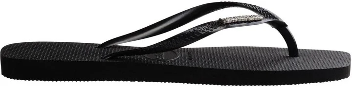Havaianas Women's Slim Square Logo Metallic Sandals - Image 6