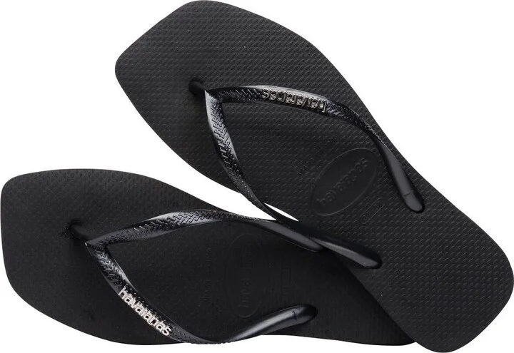 Havaianas Women's Slim Square Logo Metallic Sandals - Image 7