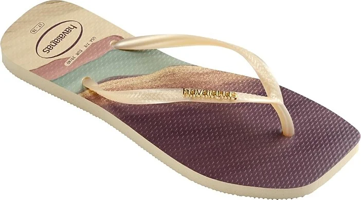 havaianas Women's Slim Square Trendy Flip Flop Sandals