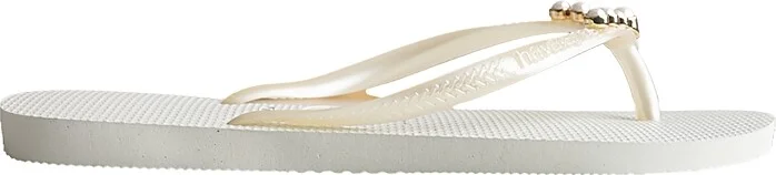 havaianas Women's Slim White Flip Flop Sandals