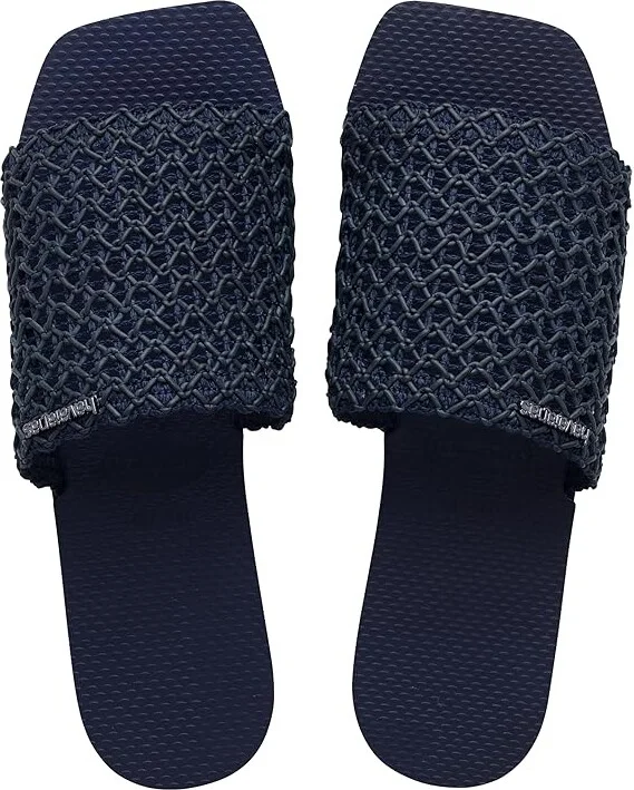 Havaianas You Cannes Sandals Women's Sandals Navy Blue : EU 41-42 (US Men's 9-10 - Women's 11-12) M, Rubber/Synthetic