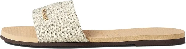 Havaianas You Malta Metallic Flip Flop Sandal Women's Shoes Golden : EU 39-40 (US Men's 7-8 - Women's 9-10) M, Textile - Image 6