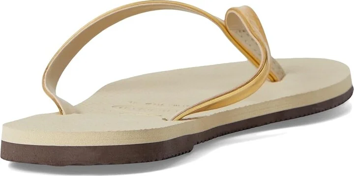 Havaianas You Metallic Flip Flop Sandal Women's Sandals Golden Sand Metallic : EU 35-36 (US Men's 4-5 - Women's 5-6) M, Synthetic - Image 4