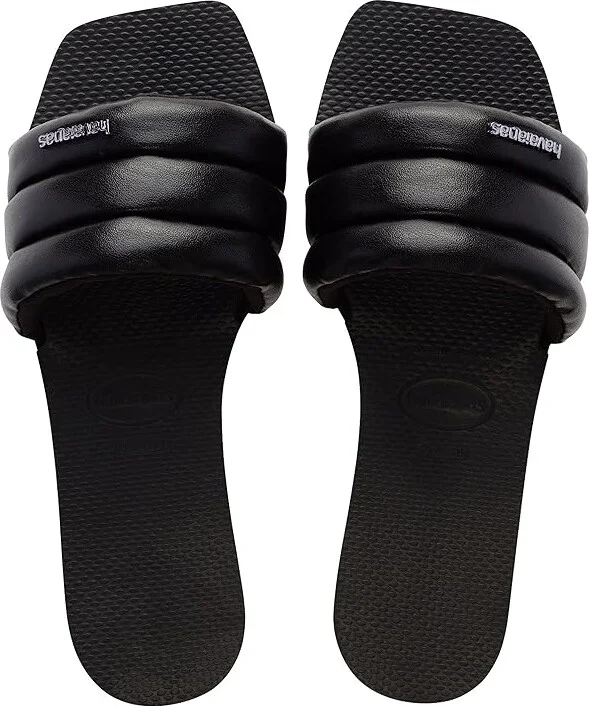 Havaianas You Milan Flip Flop Sandal Women's Sandals Black : EU 35-36 (US Men's 4-5 - Women's 5-6) M, Leather/Rubber - Image 2