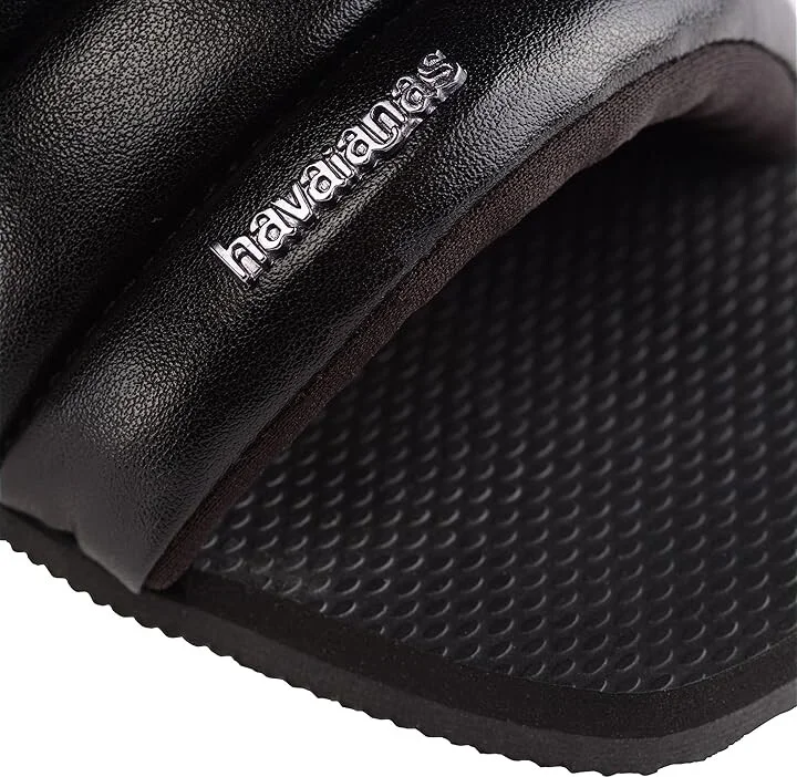 Havaianas You Milan Flip Flop Sandal Women's Sandals Black : EU 35-36 (US Men's 4-5 - Women's 5-6) M, Leather/Rubber - Image 3