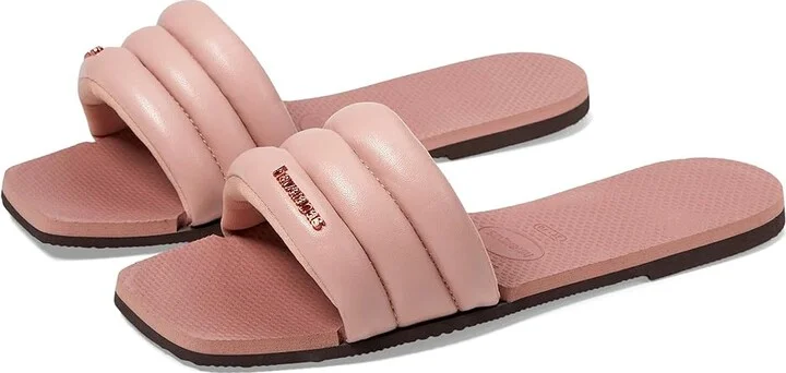 Havaianas You Milan Flip Flop Sandal Women's Sandals Crocus Rose : EU 35-36 (US Men's 4-5 - Women's 5-6) M, Leather/Rubber