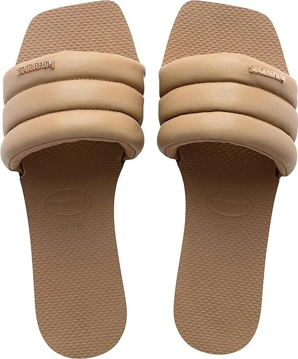 Havaianas You Milan Flip Flop Sandal Women's Sandals Rose Gold : EU 35-36 (US Men's 4-5 - Women's 5-6) M, Leather/Rubber - Image 2