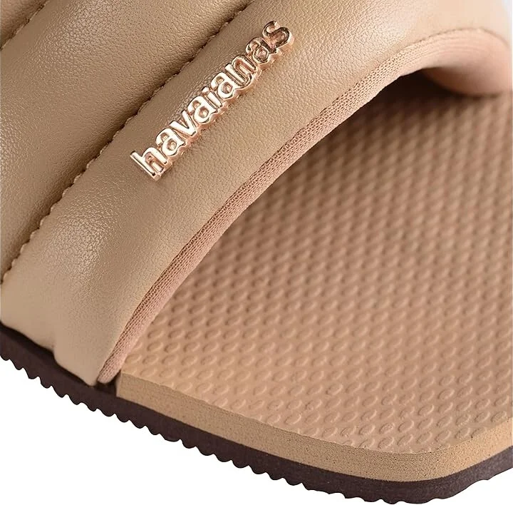 Havaianas You Milan Flip Flop Sandal Women's Sandals Rose Gold : EU 35-36 (US Men's 4-5 - Women's 5-6) M, Leather/Rubber - Image 3