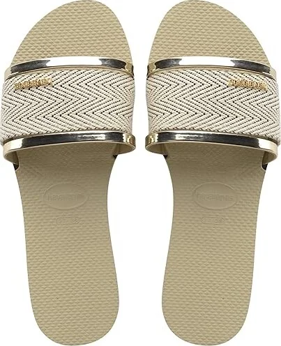 Havaianas You Trancoso Premium Flip Flop Sandal Women's Shoes Sand Grey : EU 39-40 (US Men's 7-8 - Women's 9-10) M, Synthetic/Rubber