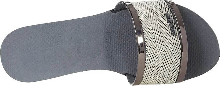 Havaianas You Trancoso Premium Flip Flop Sandal Women's Shoes Steel Grey : EU 35-36 (US Men's 4-5 - Women's 5-6) M, Synthetic/Rubber - Image 2