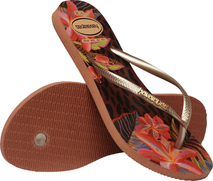 Havainans Women's Slim Animal Floral Fusion Round Toe Sandals - Image 3