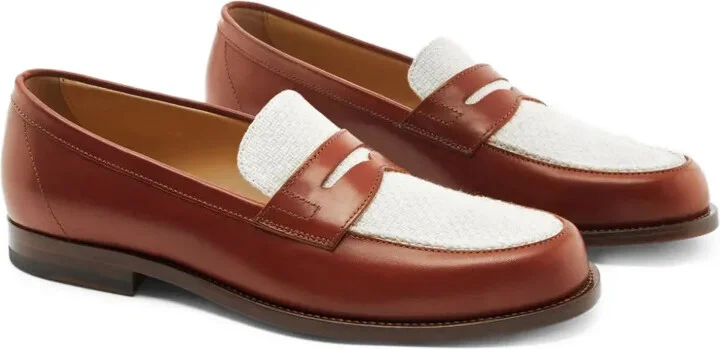 Havana colour block loafers - Image 2