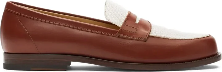 Havana colour block loafers