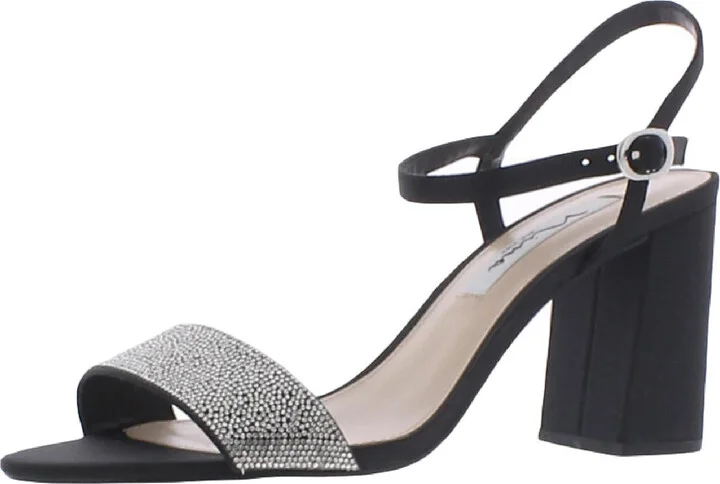 Haven Womens Leather Slingback Heel Sandals