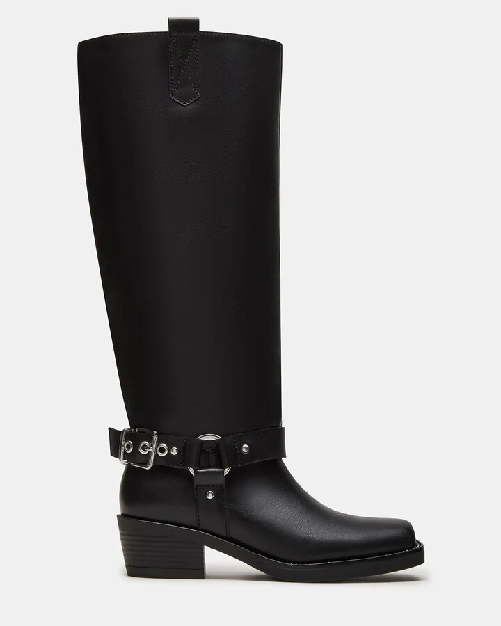 Hawkins Black Leather