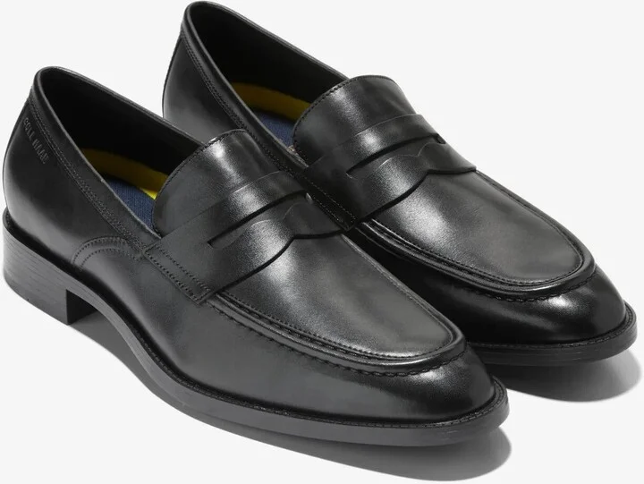 Hawthorne C33223 Penny Loafer Men's US 13 Black Leather Shoes ZOGG240