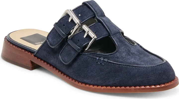 Navy Suede