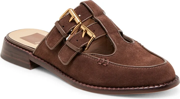 Haydee Double Buckle Mary Jane Mule