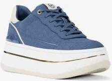 Hayes Crocodile Embossed Suede Platform Sneaker - Image 2