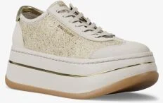 Hayes Glitter Embellished Leather Platform Sneaker - Image 2