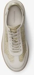 Hayes Glitter Embellished Leather Platform Sneaker - Image 6