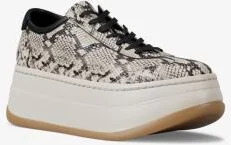 Hayes Snake Embossed Leather Platform Sneaker - Image 2
