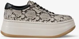 Hayes Snake Embossed Leather Platform Sneaker - Image 3