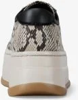 Hayes Snake Embossed Leather Platform Sneaker - Image 4