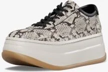 Hayes Snake Embossed Leather Platform Sneaker - Image 8