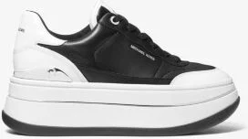 Hayes Two-Tone Leather Platform Sneaker - Image 4