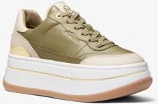 Hayes Two-Tone Leather Platform Sneaker - Image 2