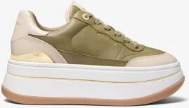 Hayes Two-Tone Leather Platform Sneaker - Image 3