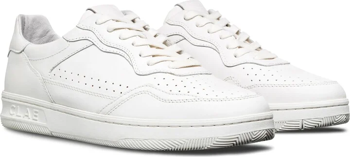 Triple White Leather